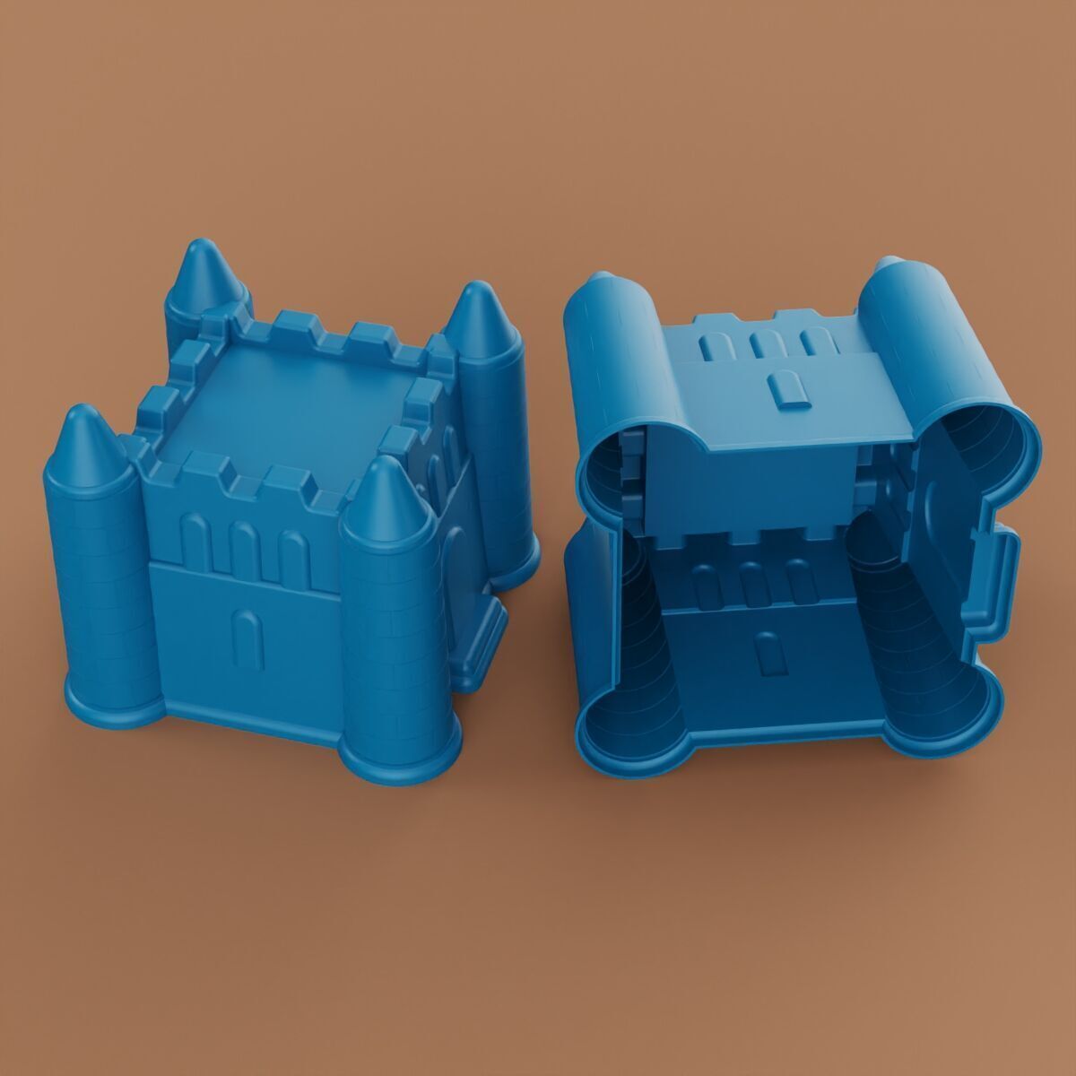Sandcastle Mould 3D print model_8