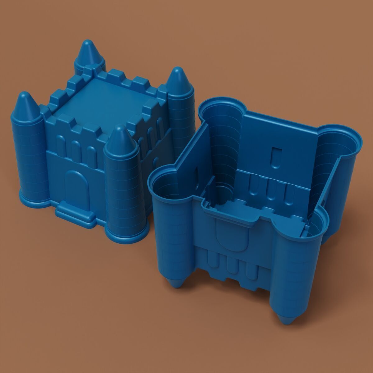 Sandcastle Mould 3D print model_6