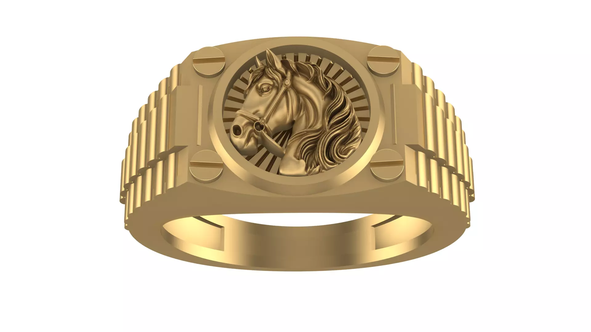 Horse Ring New 3D print model