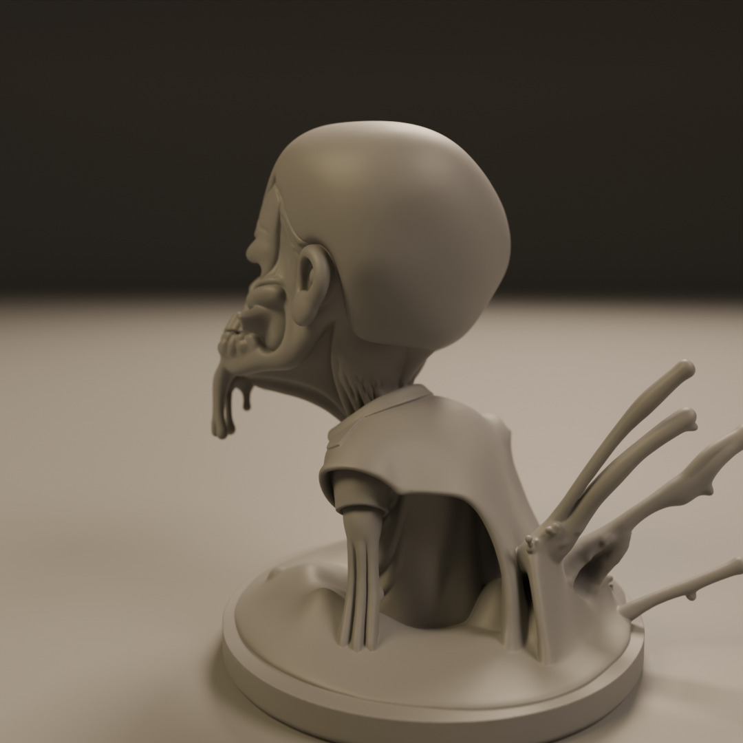 desert zombie 3D print model_7