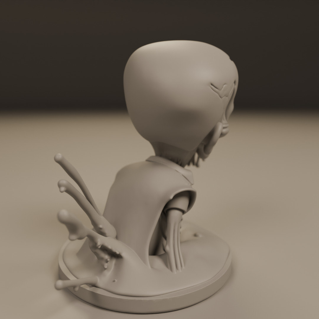 desert zombie 3D print model_6