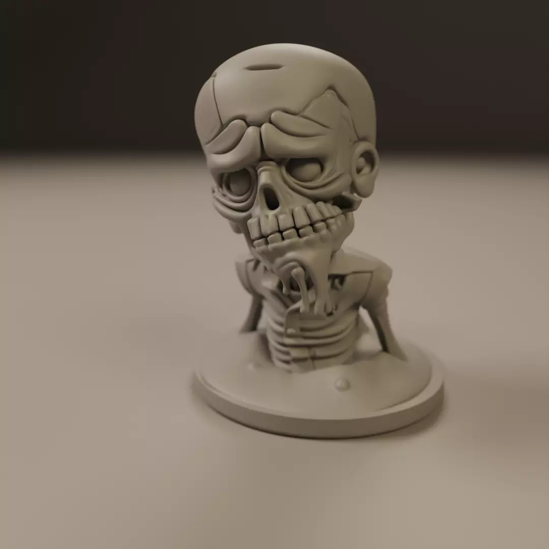 desert zombie 3D print model_0
