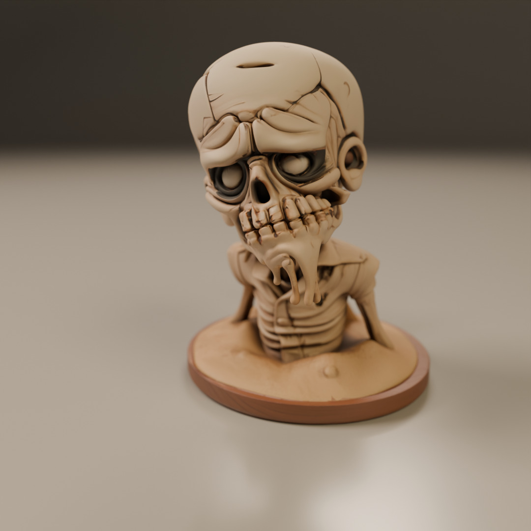 desert zombie 3D print model_16