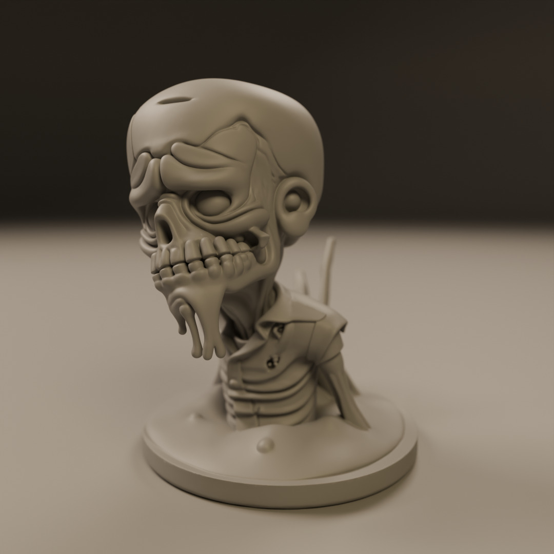 desert zombie 3D print model_5