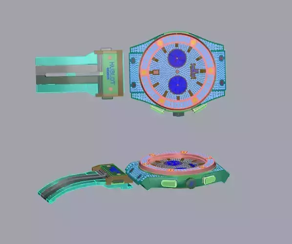 HUBLOT GENEVE 3D WATCH MODEL