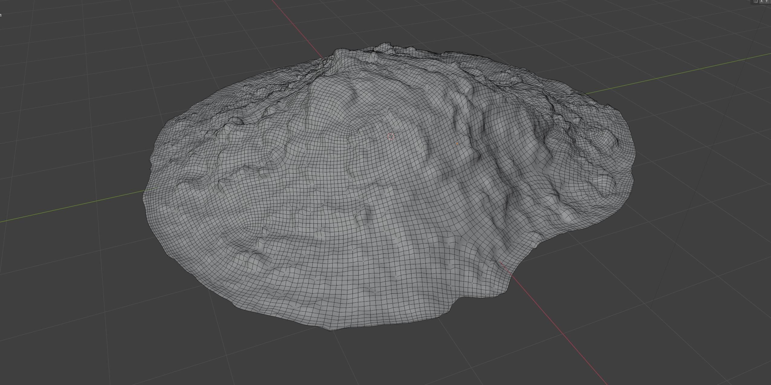 Pile of manure Low-poly 3D model_8