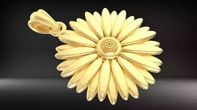 DAISY FLOWER PENDANT