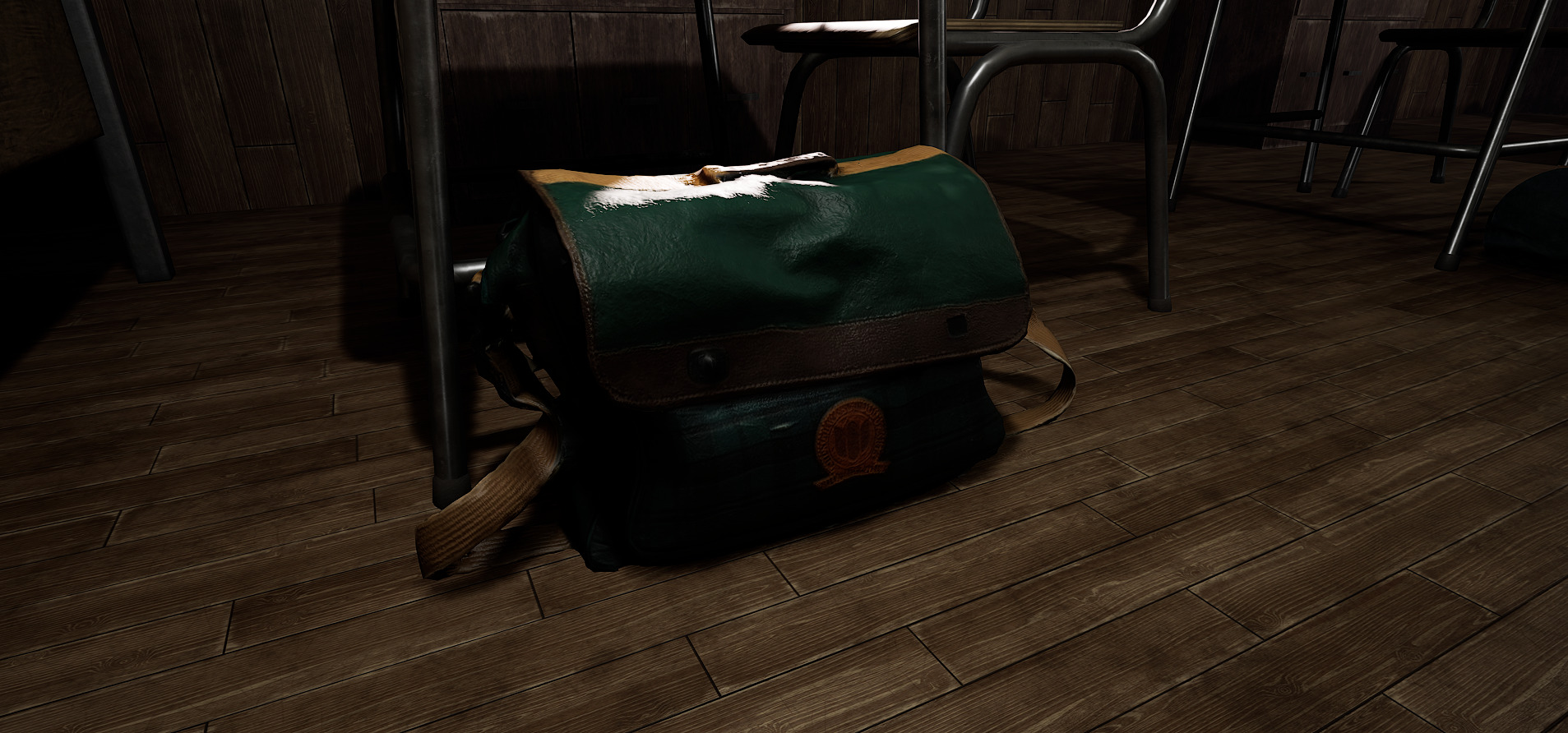 Old Era Anatomy Classroom Environment 3D model_20