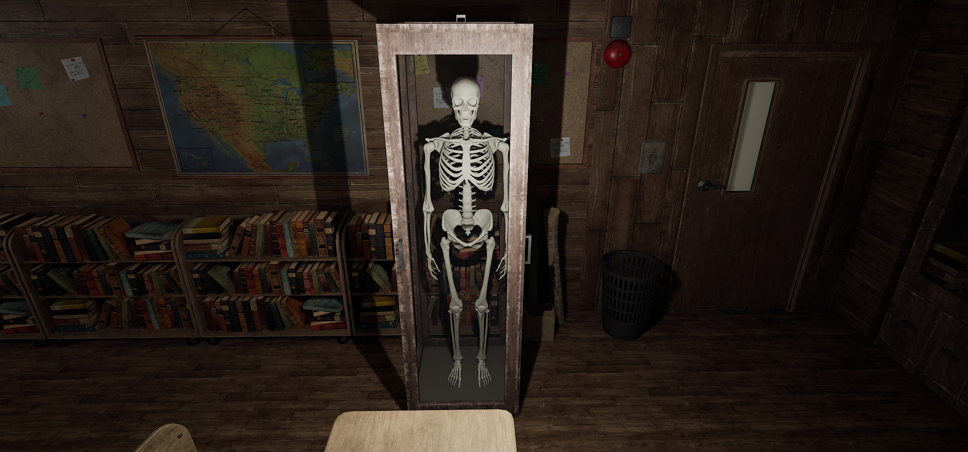 Old Era Anatomy Classroom Environment 3D model_10