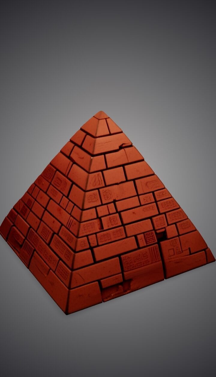 Egyptian Pyramid 3D model_5