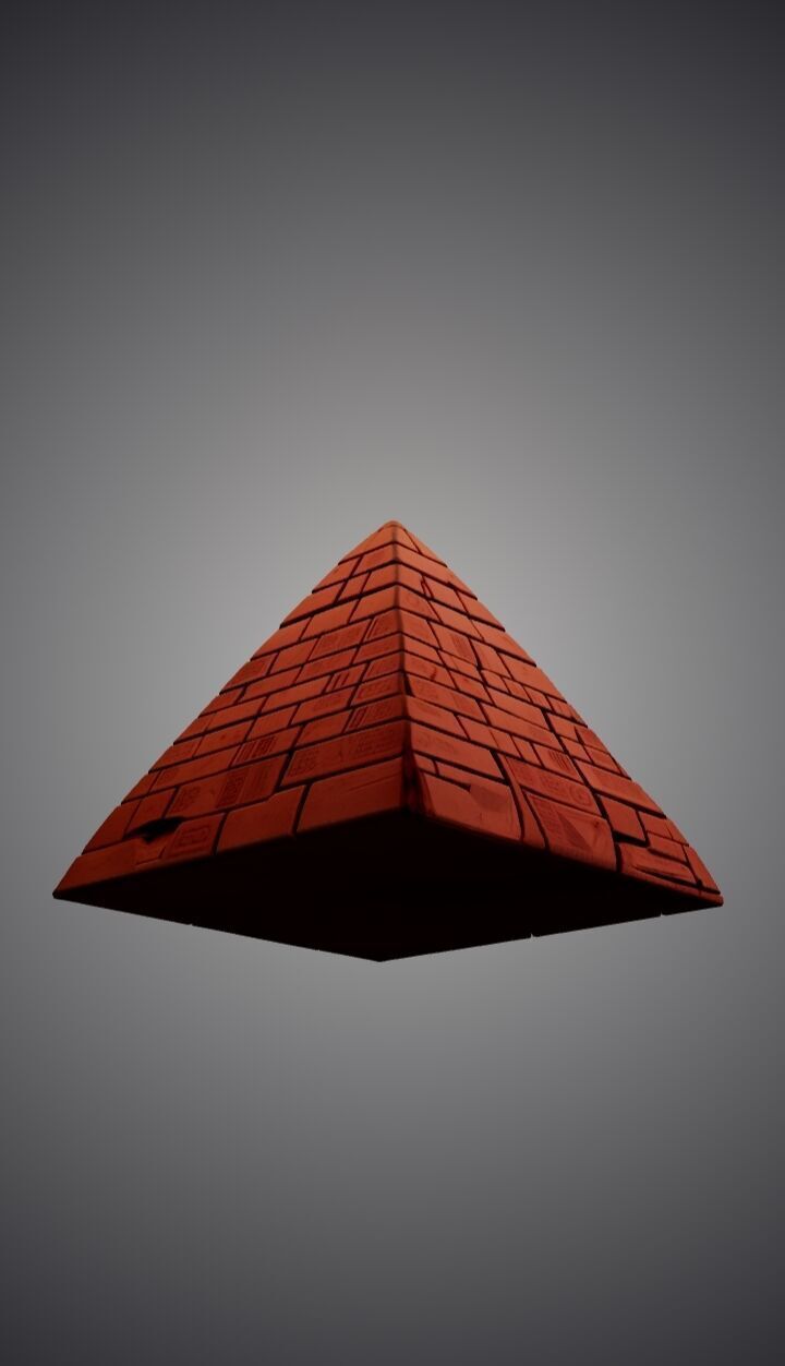 Egyptian Pyramid 3D model_4