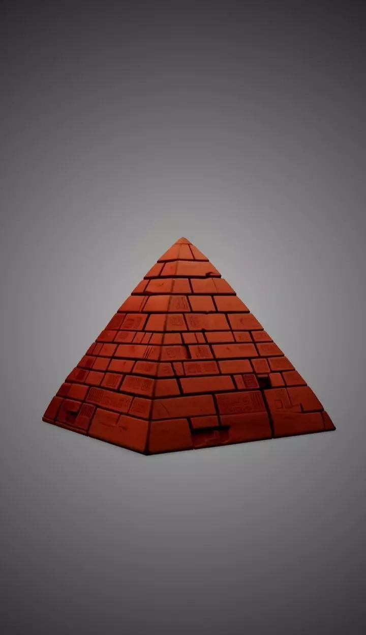 Egyptian Pyramid 3D model_0