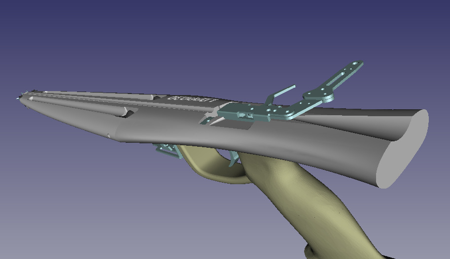 Inverter Vela 105 complete project with trigger mechanism 3D model_62