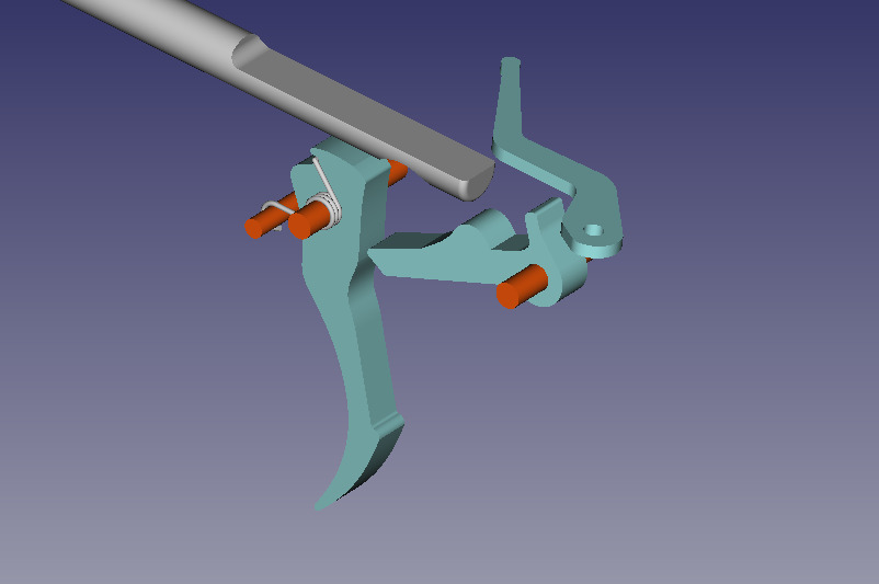 Inverter Vela 105 complete project with trigger mechanism 3D model_16