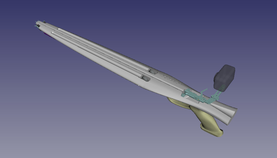 Inverter Vela 105 complete project with trigger mechanism 3D model_3