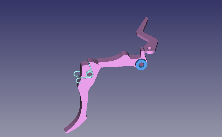 Inverter Vela 105 complete project with trigger mechanism 3D model_23