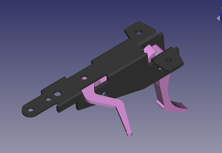 Inverter Vela 105 complete project with trigger mechanism 3D model_30