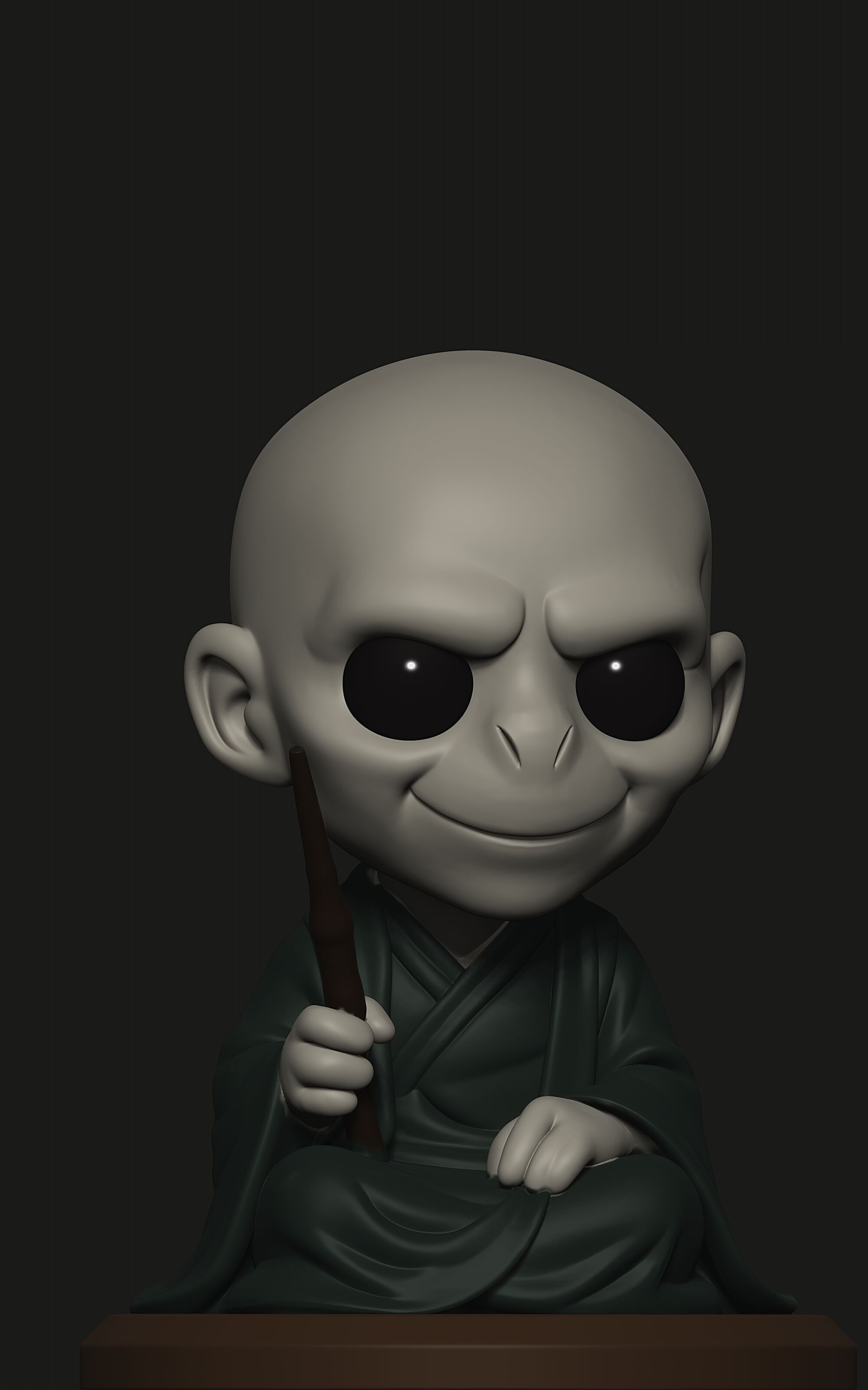 Harry Potter Chibi 3D Printable Collection  Set of 8 Characters 3D print model_16