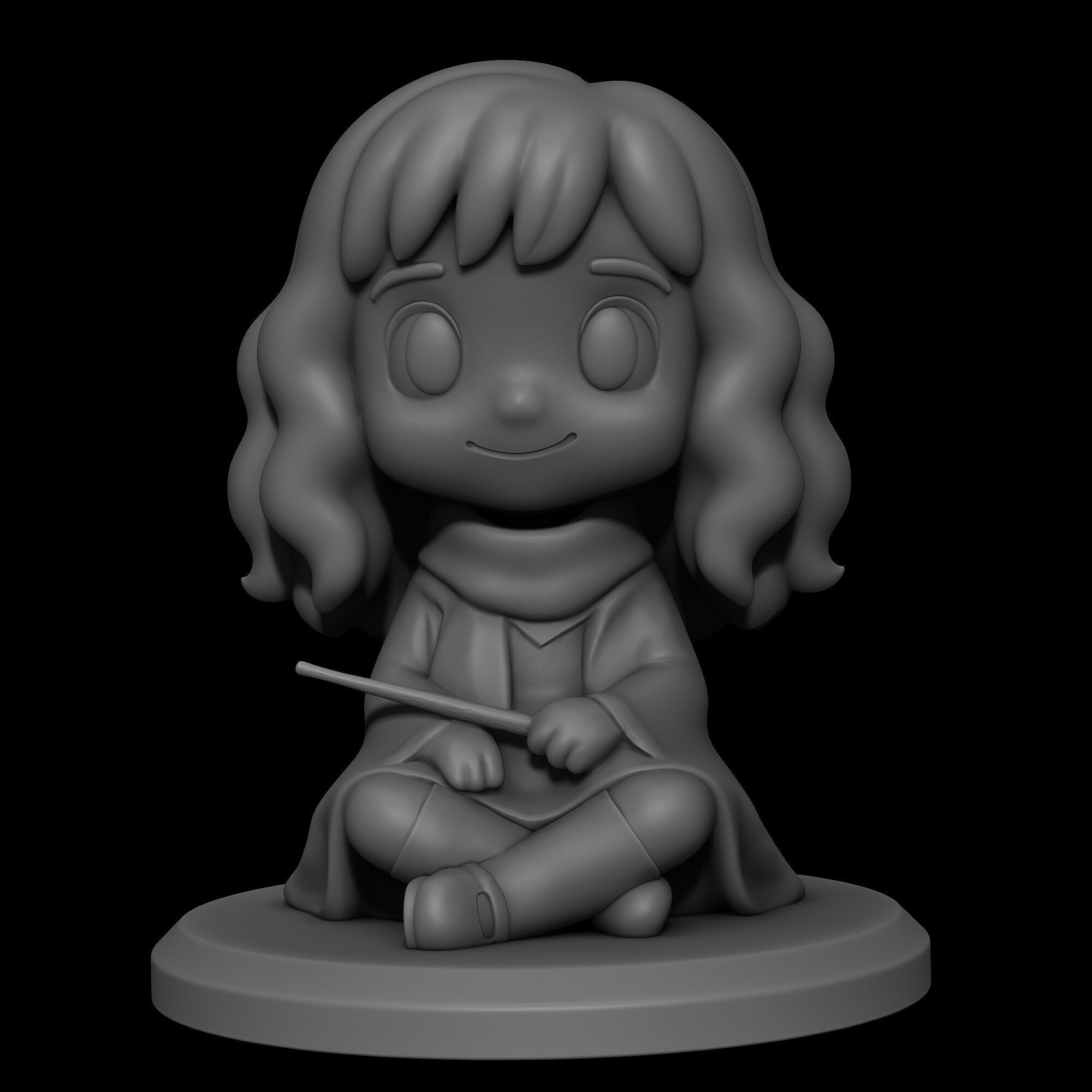 Harry Potter Chibi 3D Printable Collection  Set of 8 Characters 3D print model_9