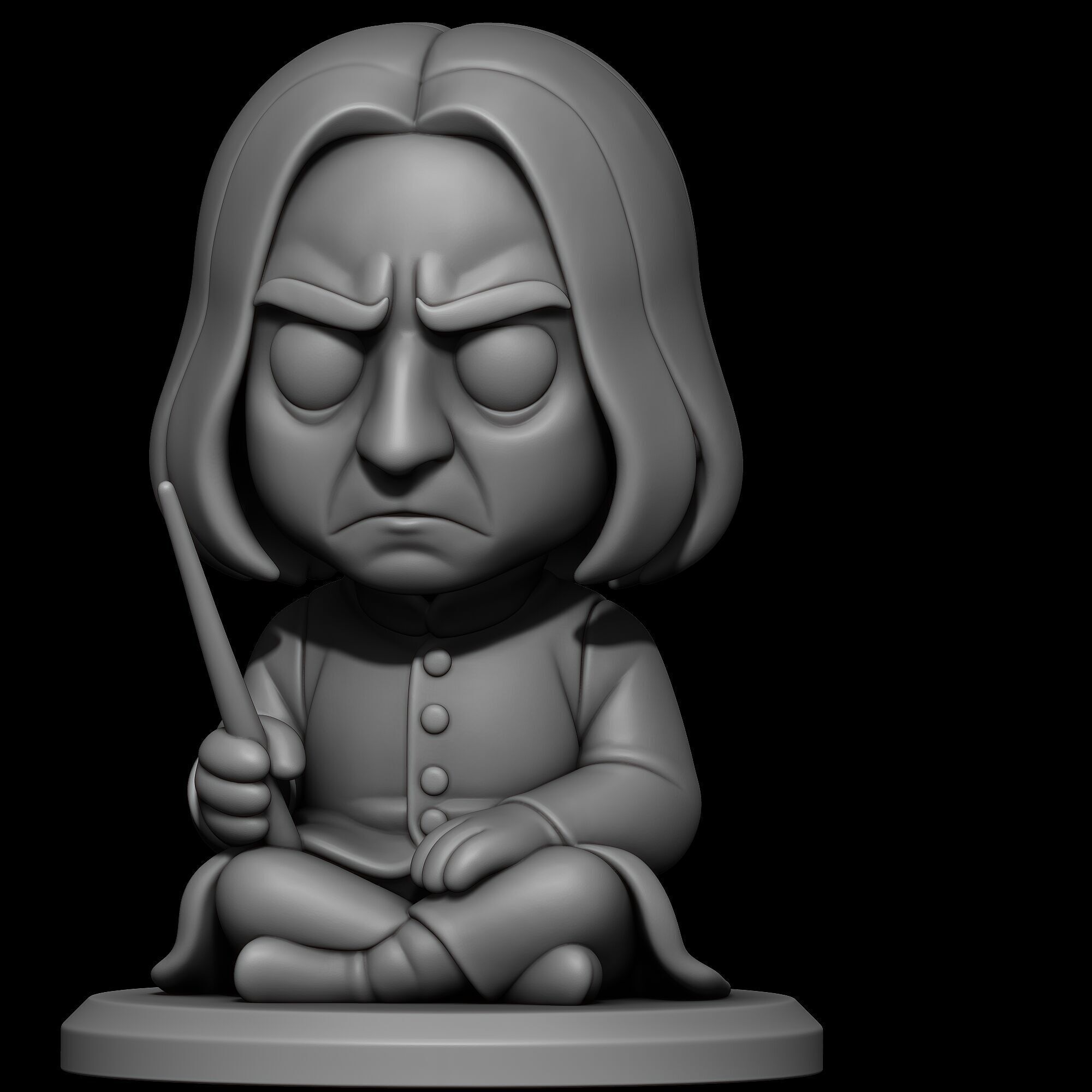 Harry Potter Chibi 3D Printable Collection  Set of 8 Characters 3D print model_20