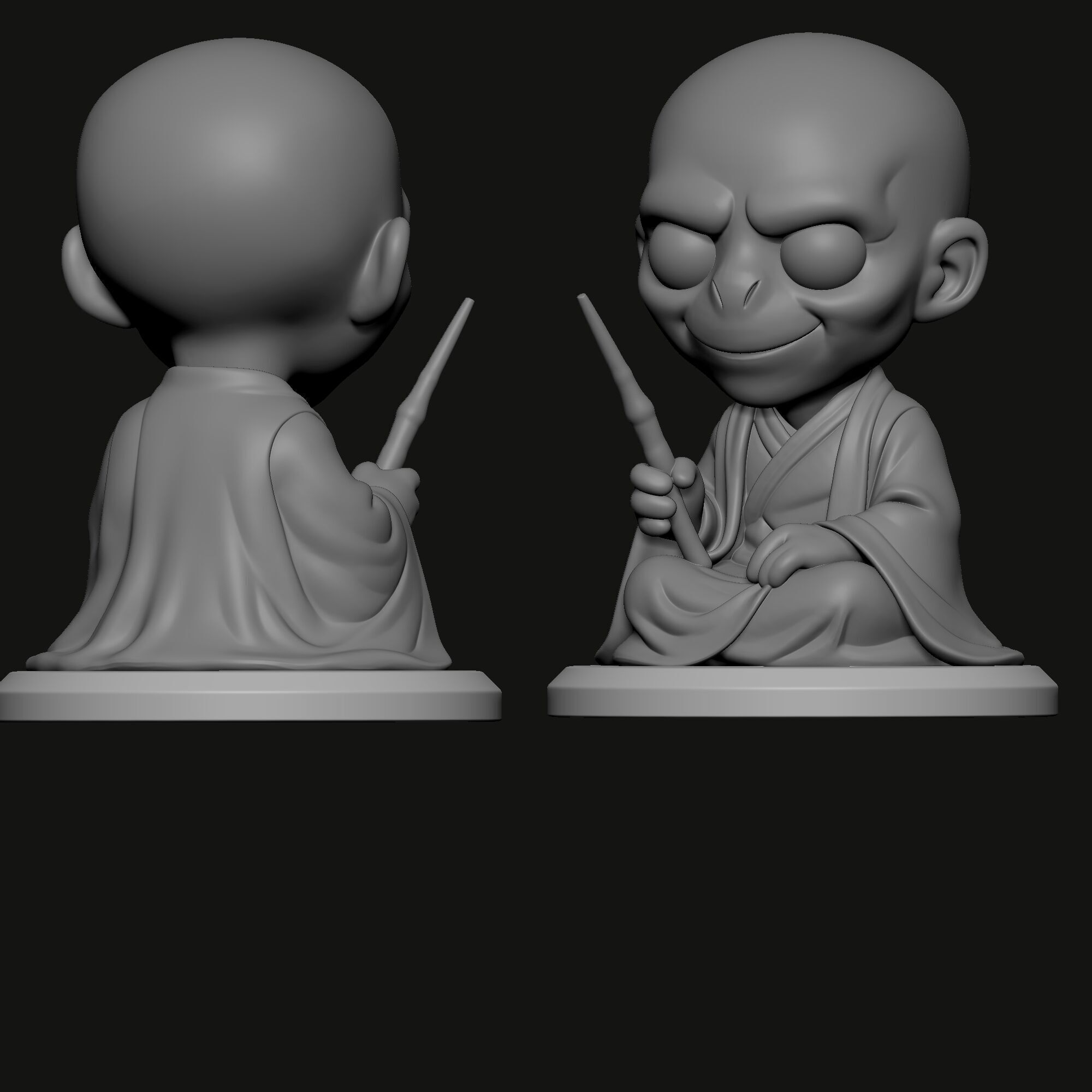 Harry Potter Chibi 3D Printable Collection  Set of 8 Characters 3D print model_12