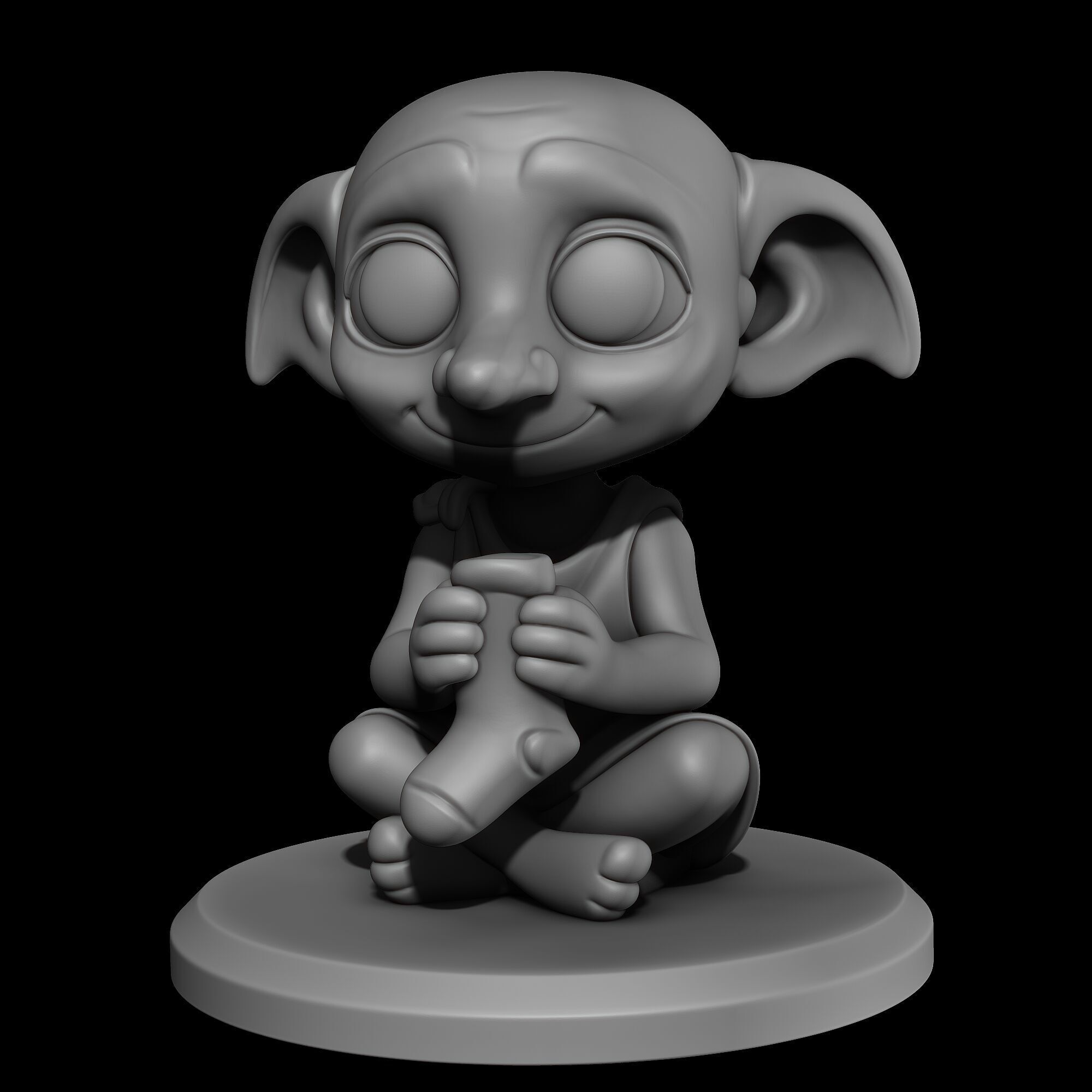 Harry Potter Chibi 3D Printable Collection  Set of 8 Characters 3D print model_5