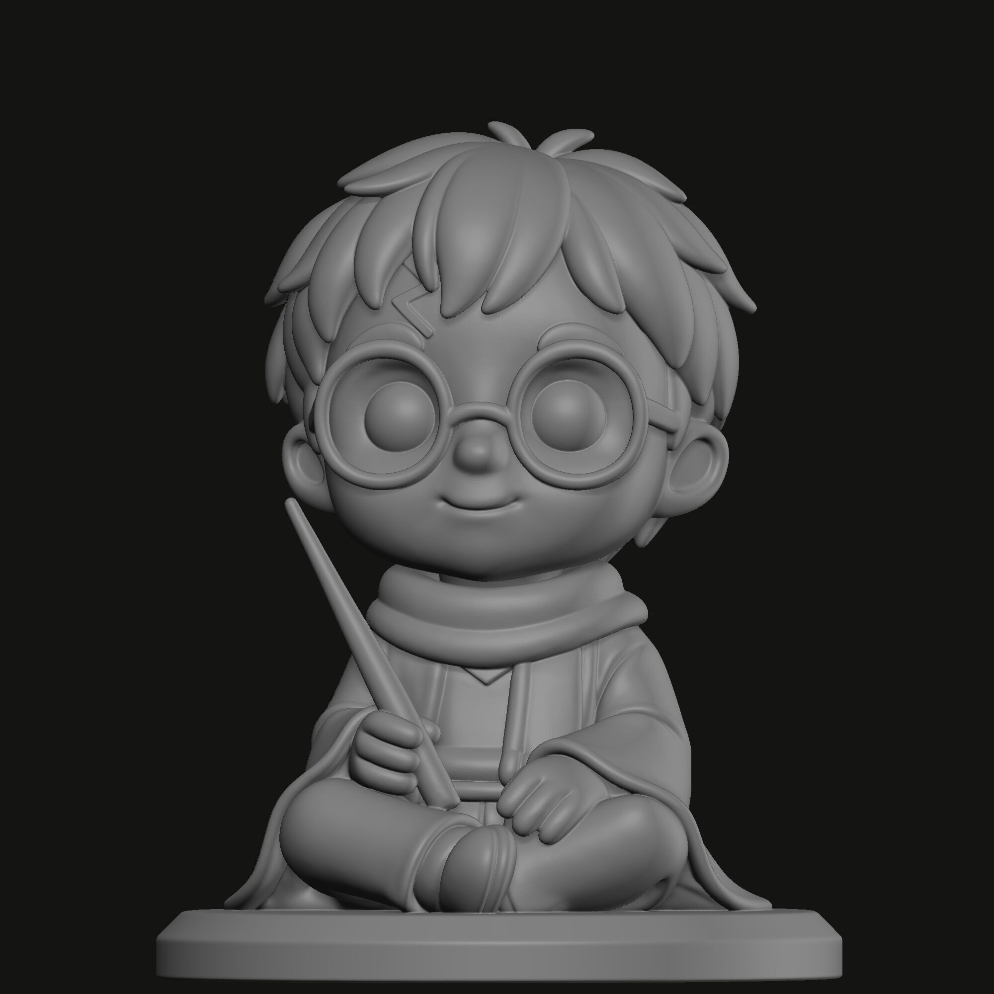 Harry Potter Chibi 3D Printable Collection  Set of 8 Characters 3D print model_8