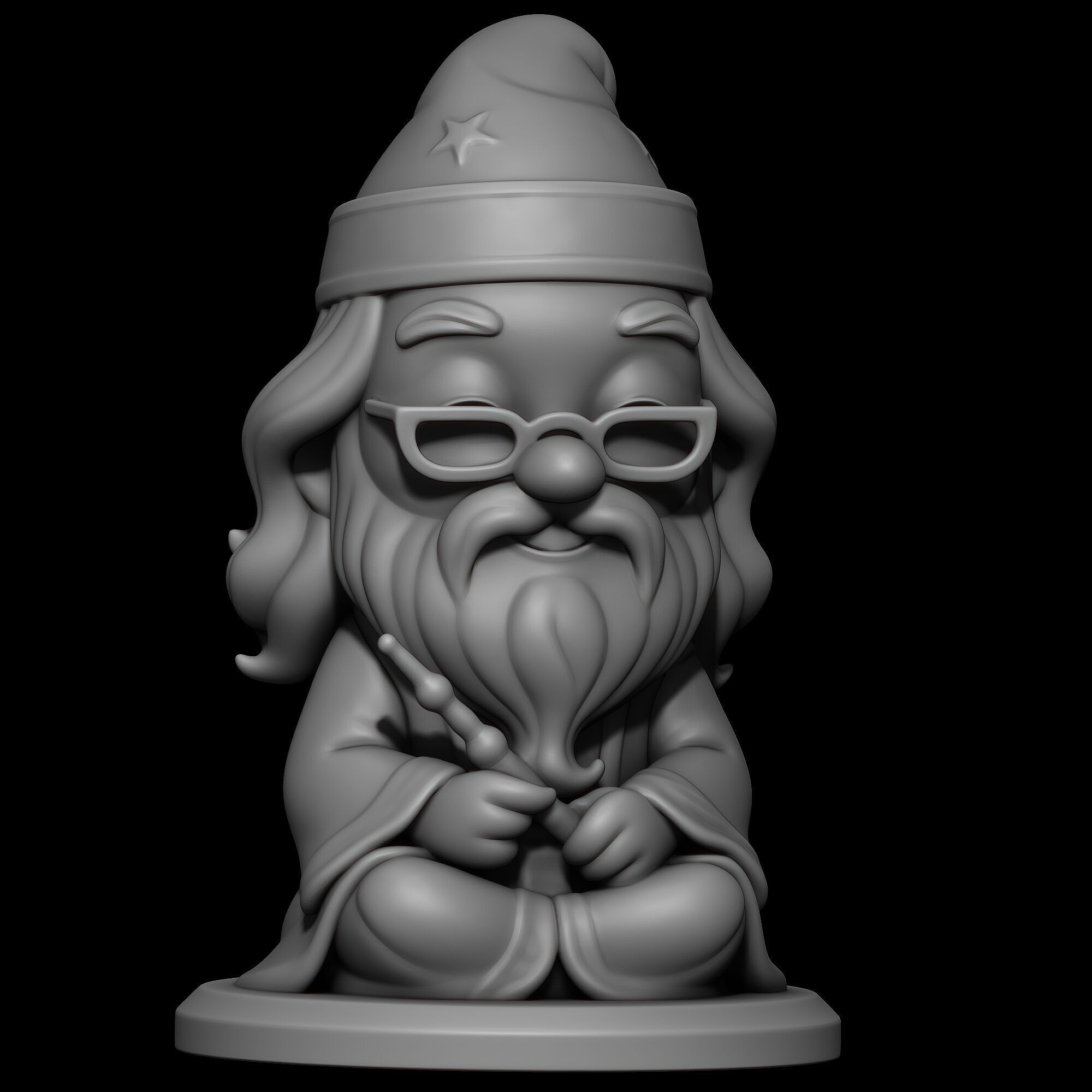 Harry Potter Chibi 3D Printable Collection  Set of 8 Characters 3D print model_3