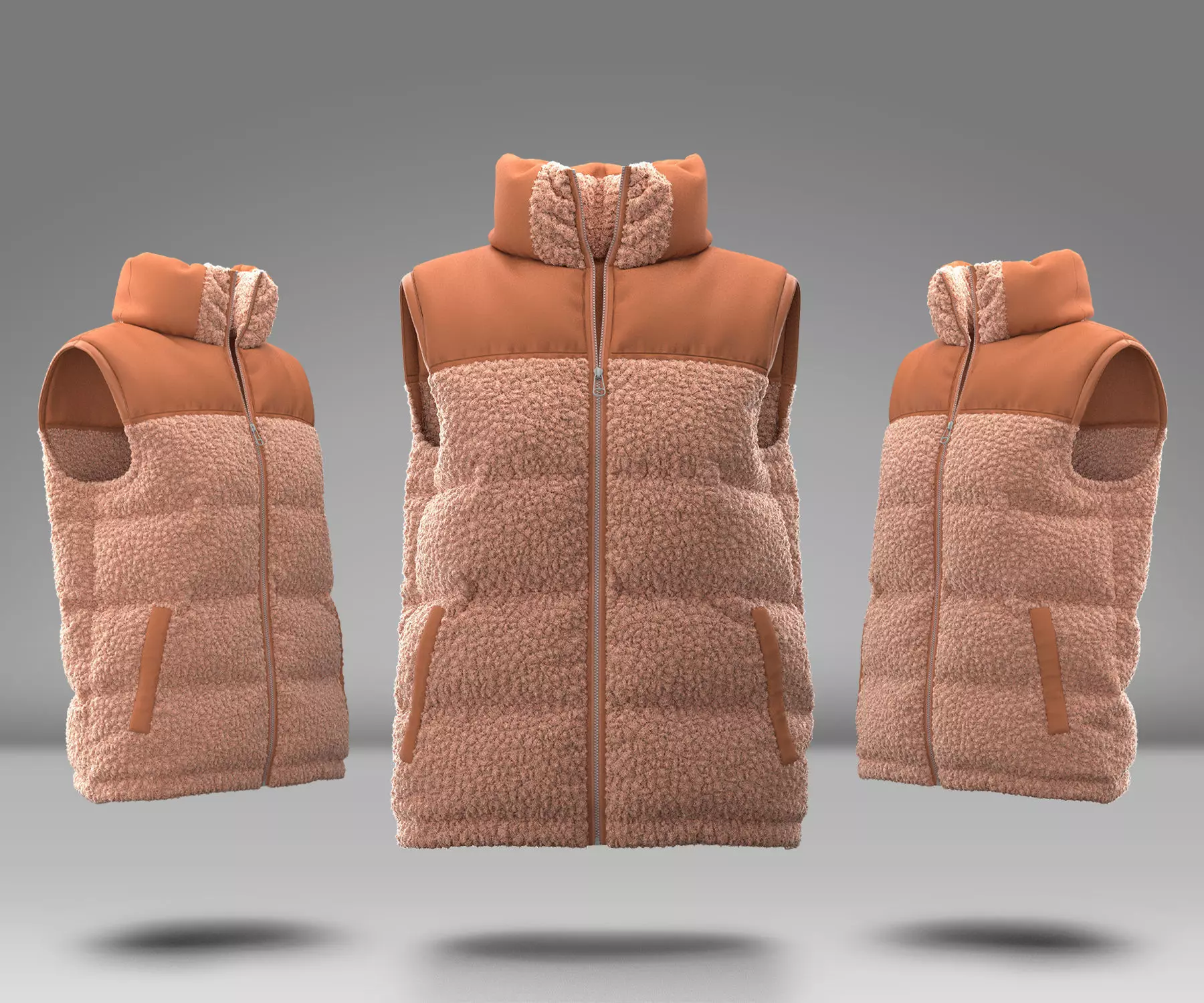Puffer Jacket 05  3D model_0