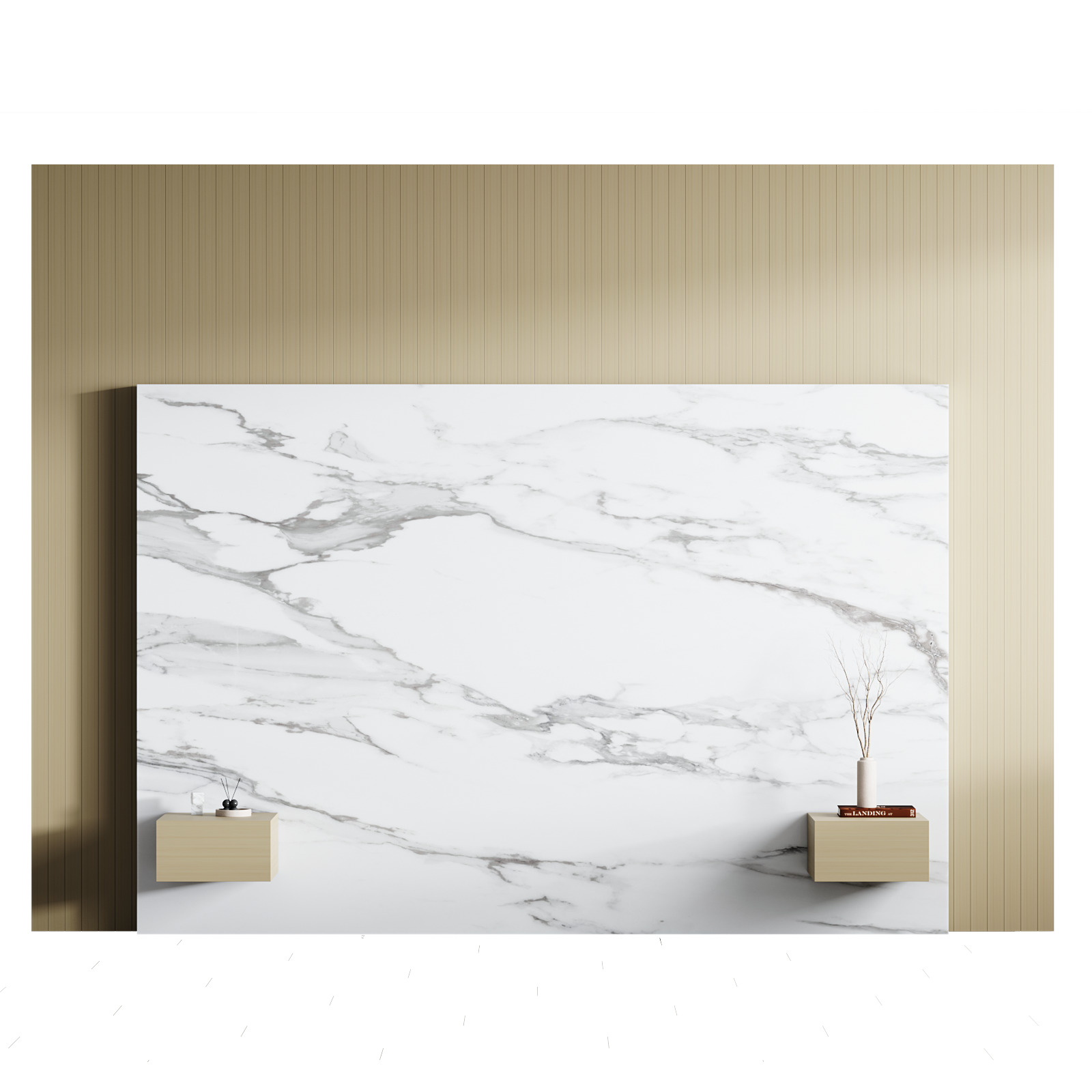 wall panel 3D model_2