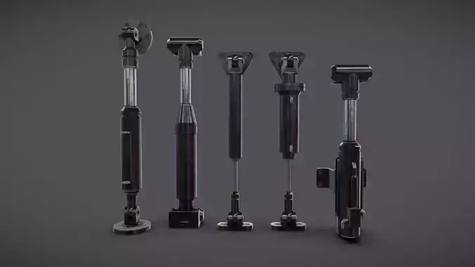 Hydraulics Low-poly 3D model