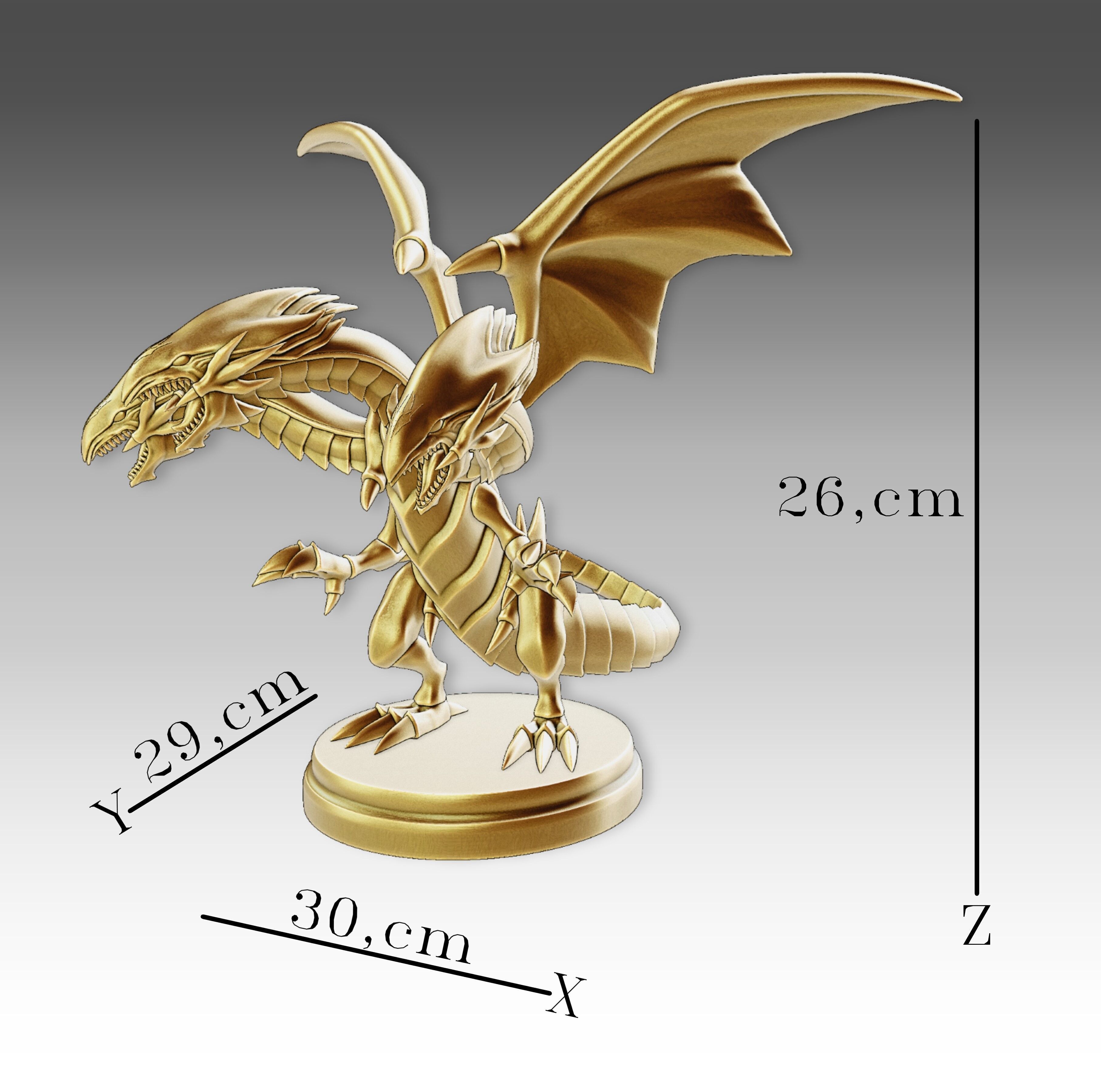 Blue-Eyes Ultimate Dragon - Figure 3D print model_3