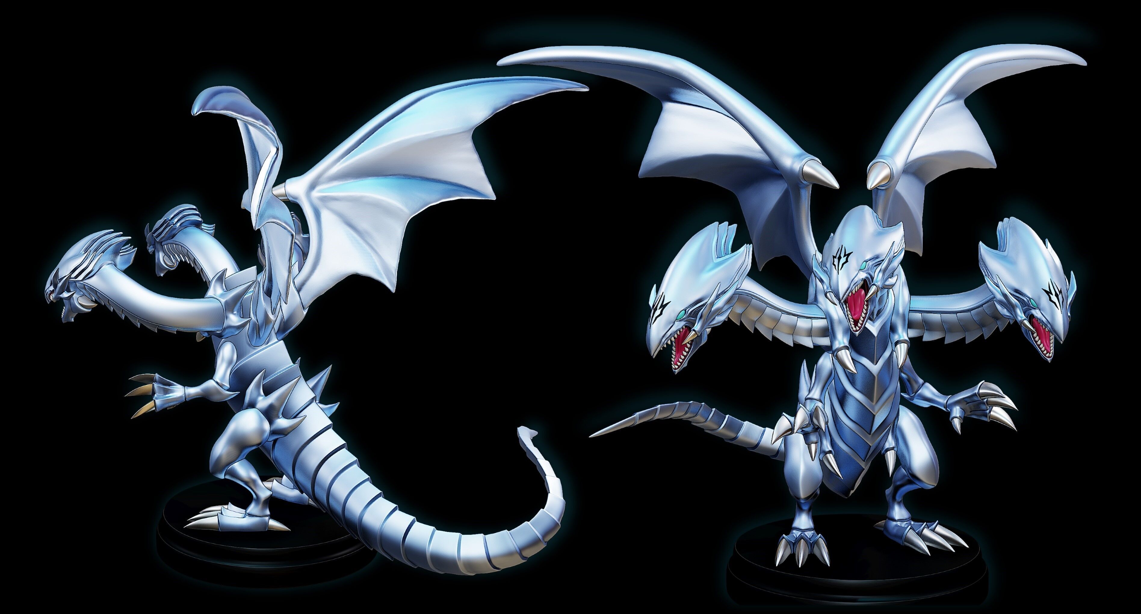 Blue-Eyes Ultimate Dragon - Figure 3D print model_6