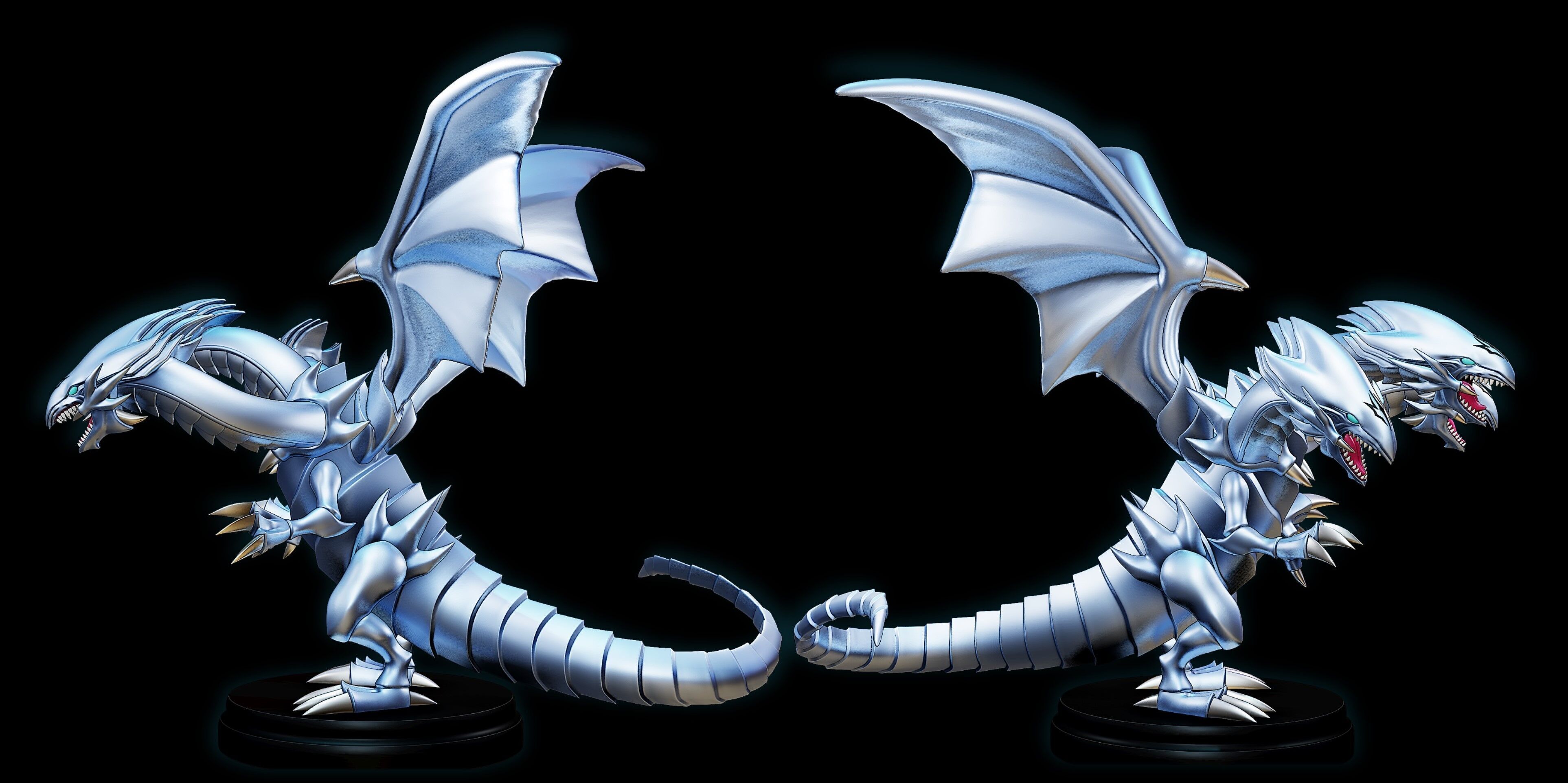 Blue-Eyes Ultimate Dragon - Figure 3D print model_9