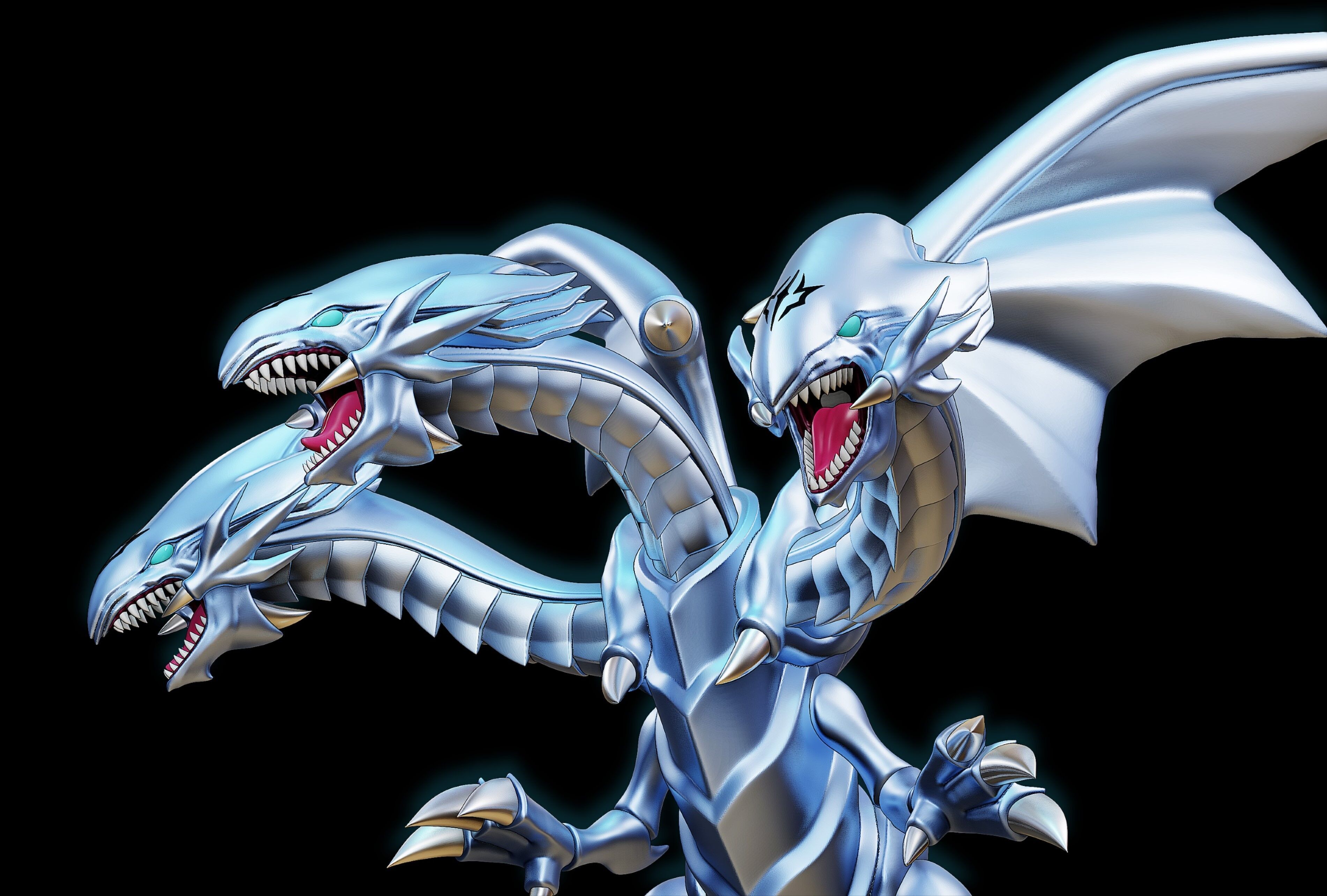 Blue-Eyes Ultimate Dragon - Figure 3D print model_4