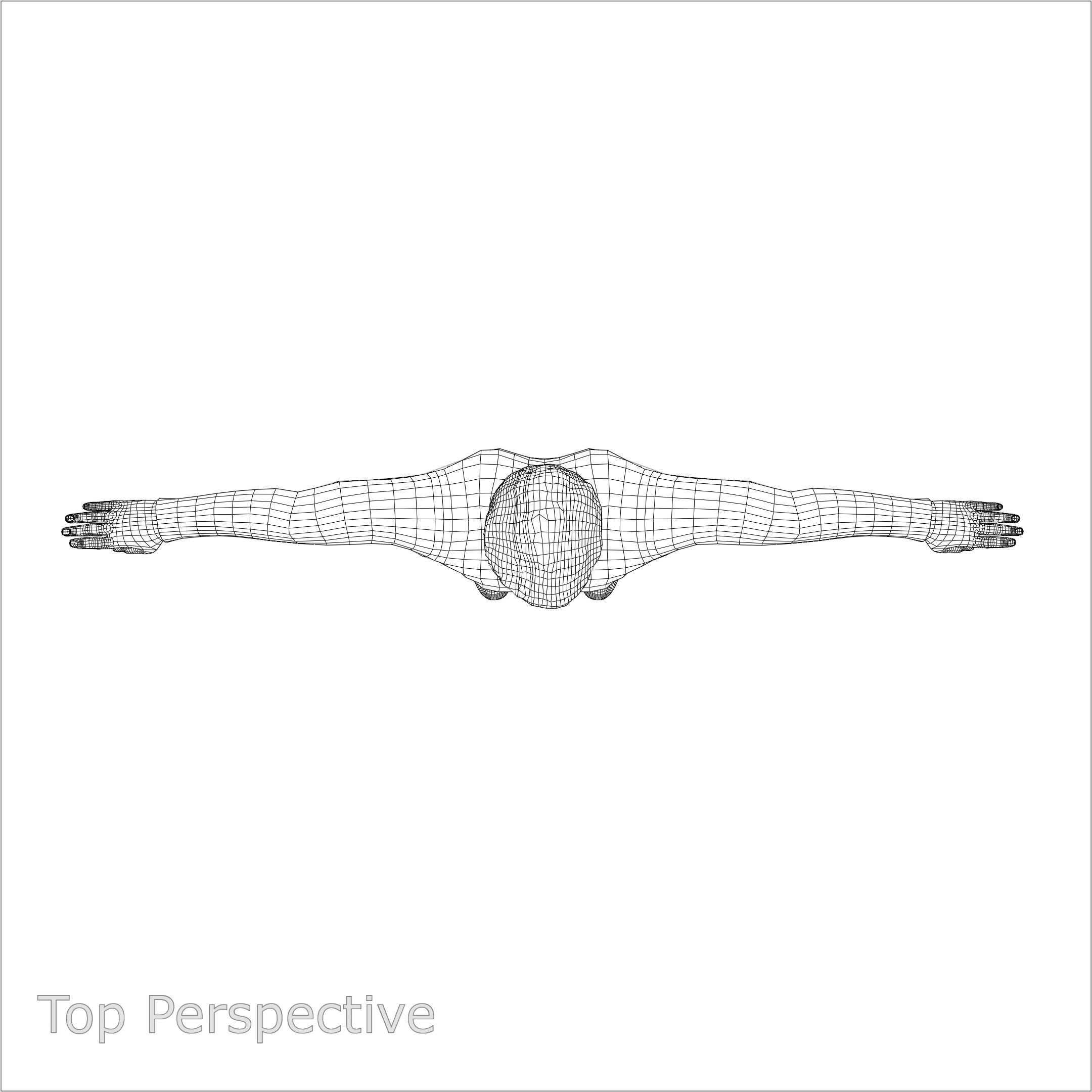 Male Character in Green Striped Shirt with Khaki Pants 3D model_16