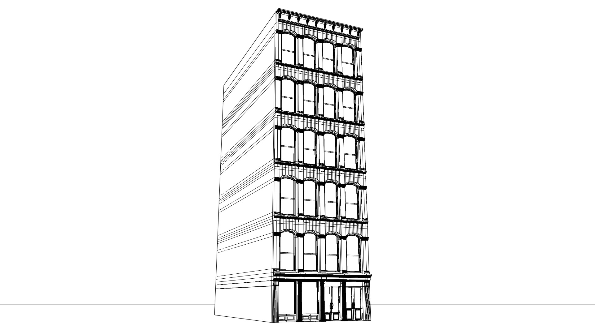 New York Building collection Low-poly 3D model_6