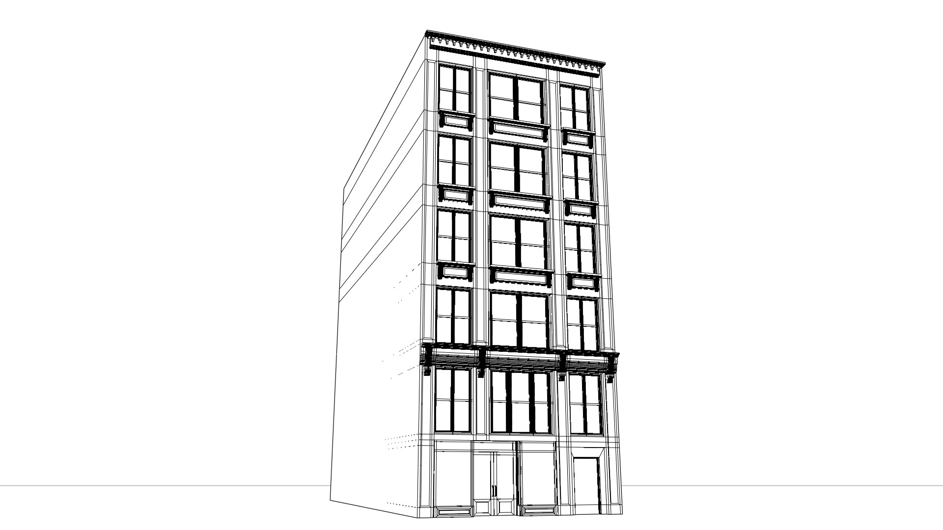 New York Building collection Low-poly 3D model_10