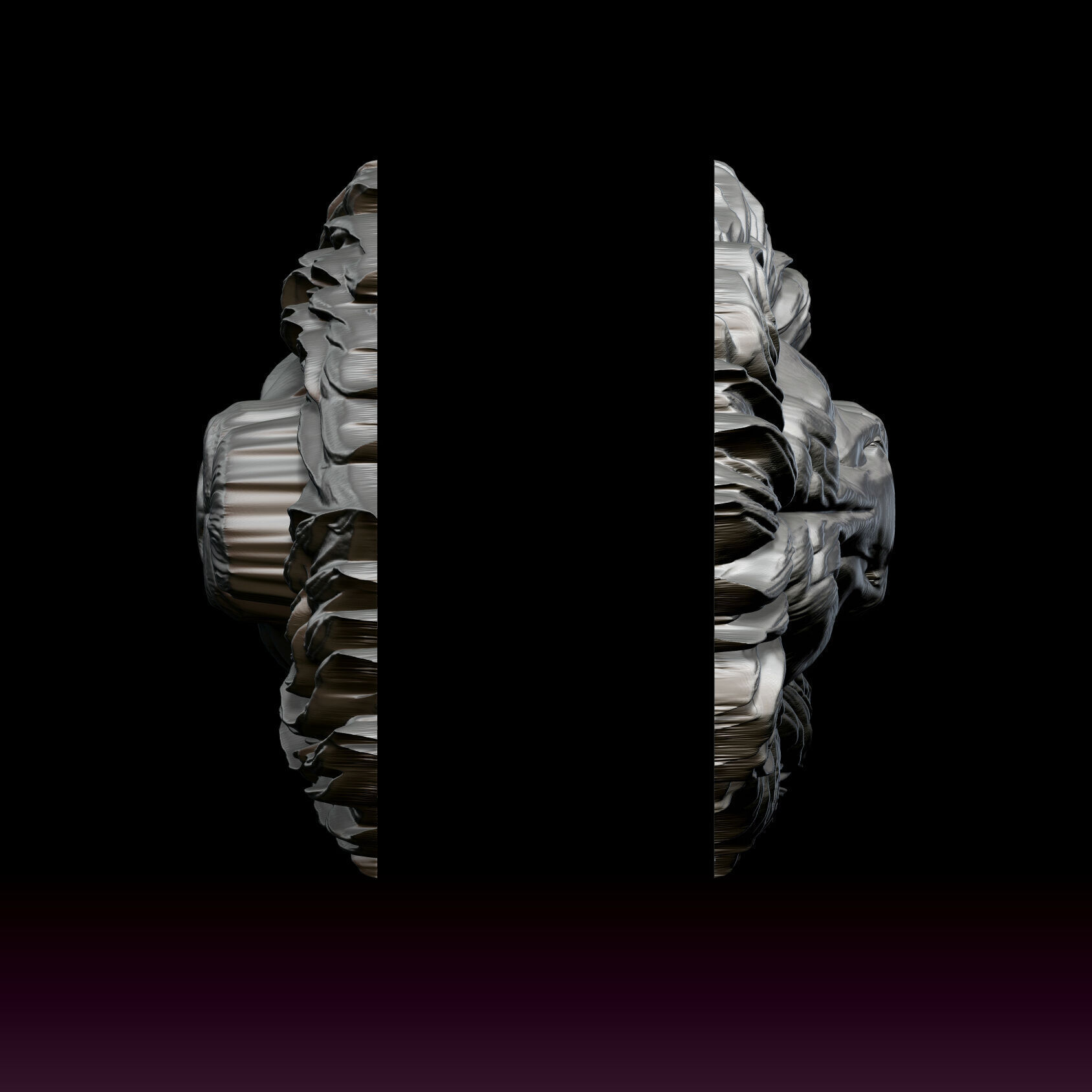 Lion Head 3D print model_2