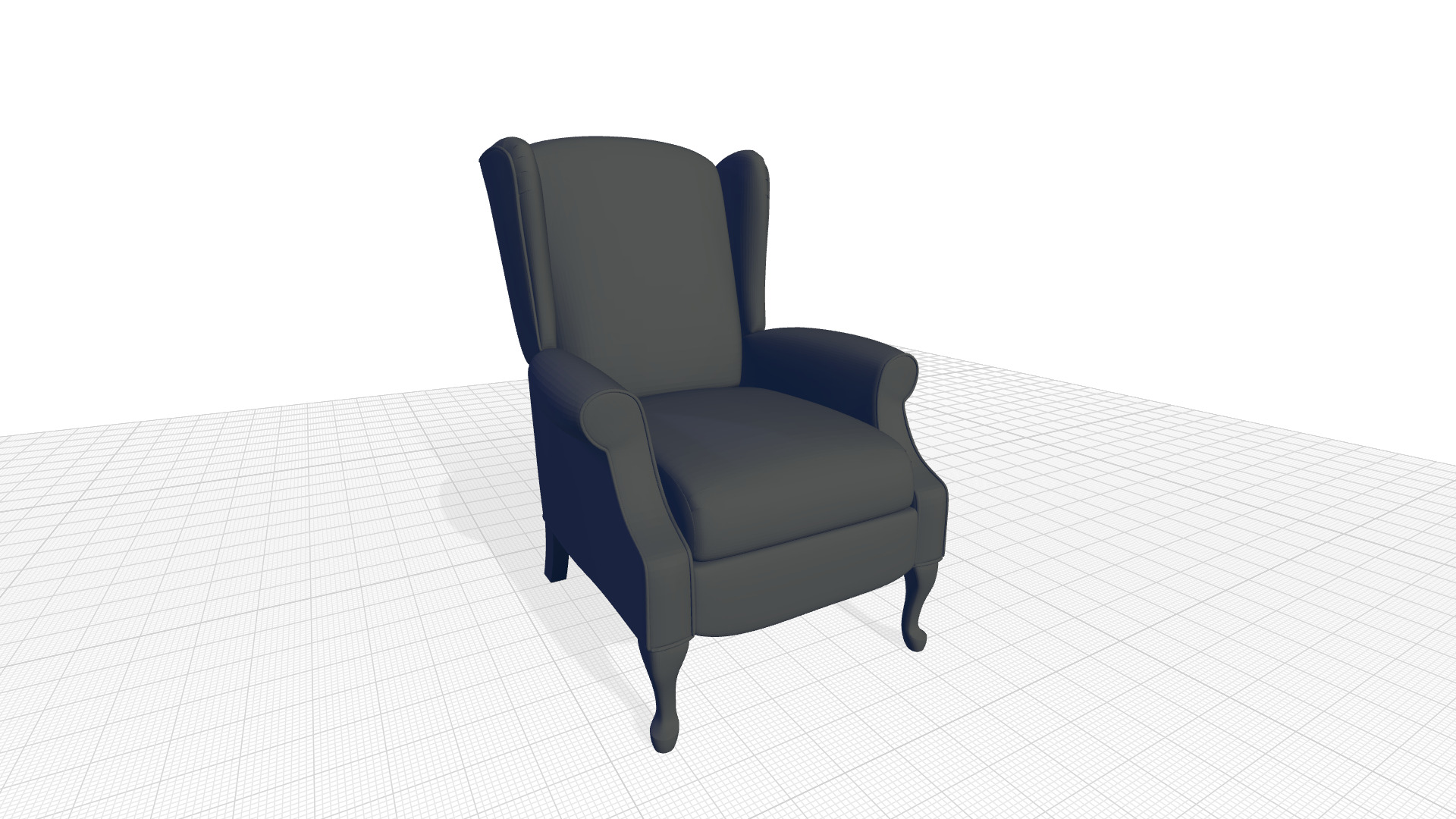 Verlene Upholstered Recliner 3D model_2
