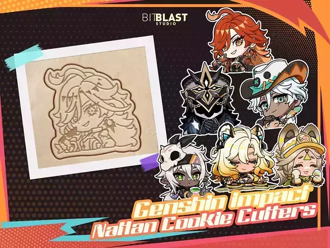 Genshin Impact Natlan Cookie Cutters Pack 2