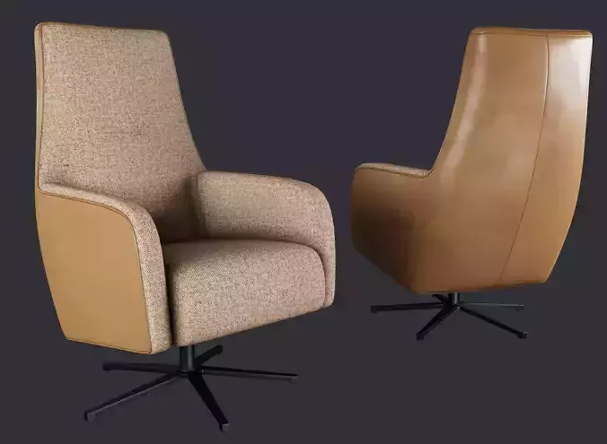 Nena relax armchair 3D model