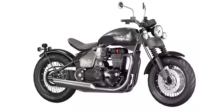 Triumph Bonneville Bobber 2023 3D model