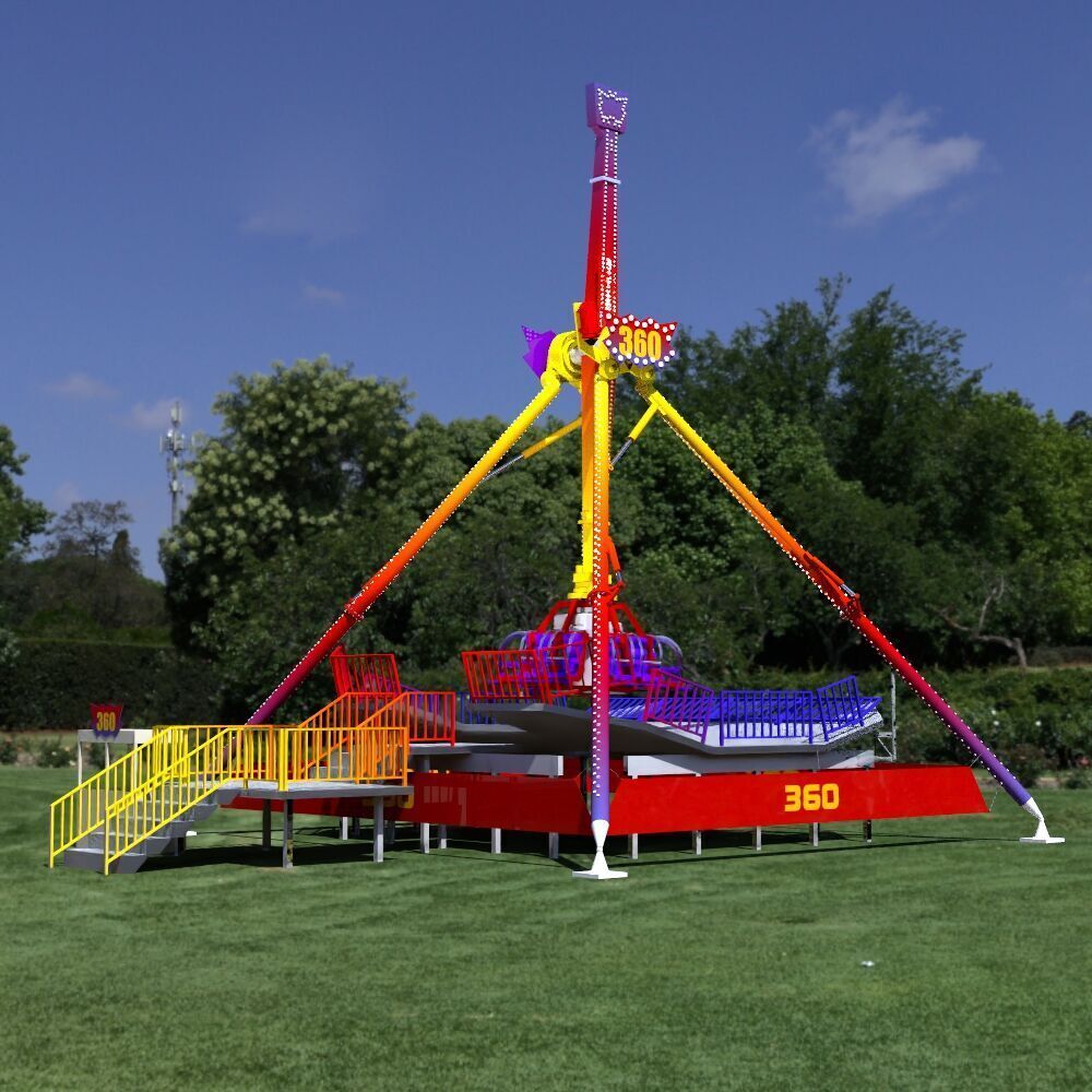 Amusement ride - 360 3D model_2