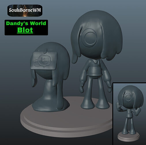 Dandy World Blot 3D print model