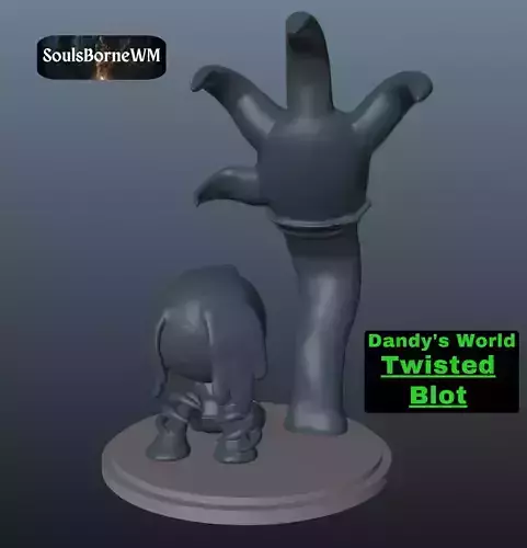 Dandy World Twisted Blot 3D print model