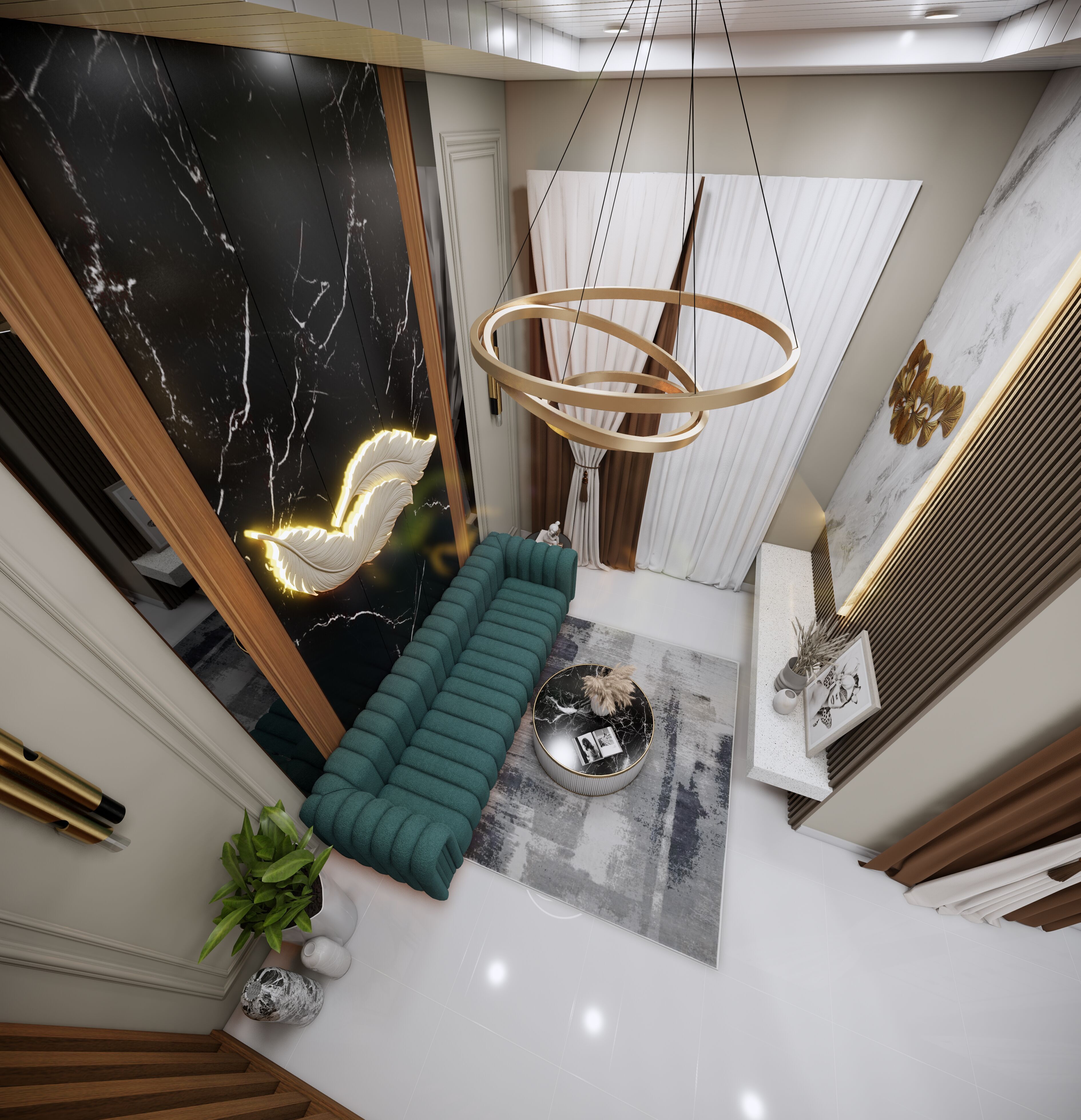 Complete Home Interior Scene 3D Model SketchUp Enscape 3D model_7