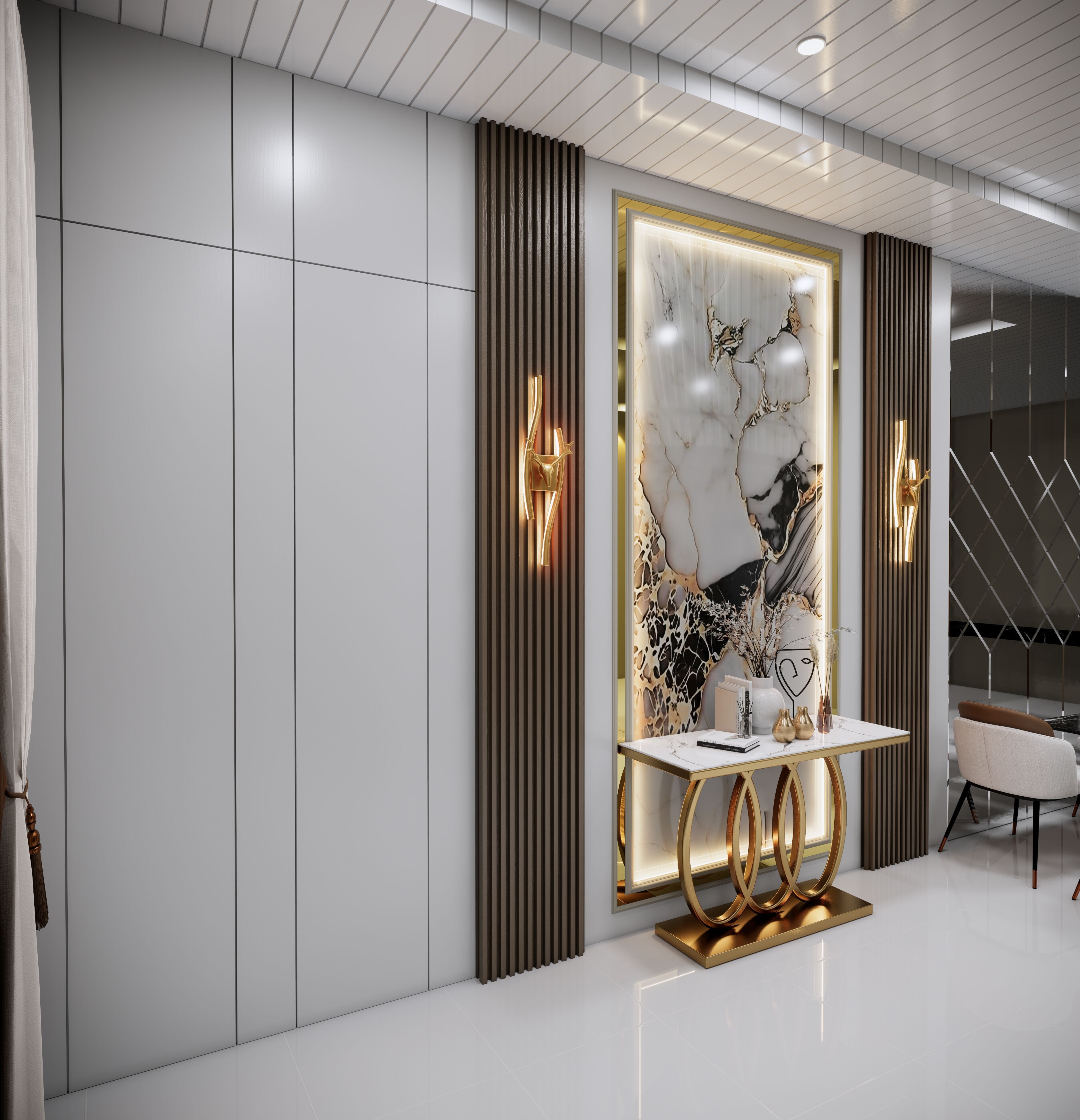 Complete Home Interior Scene 3D Model SketchUp Enscape 3D model_1