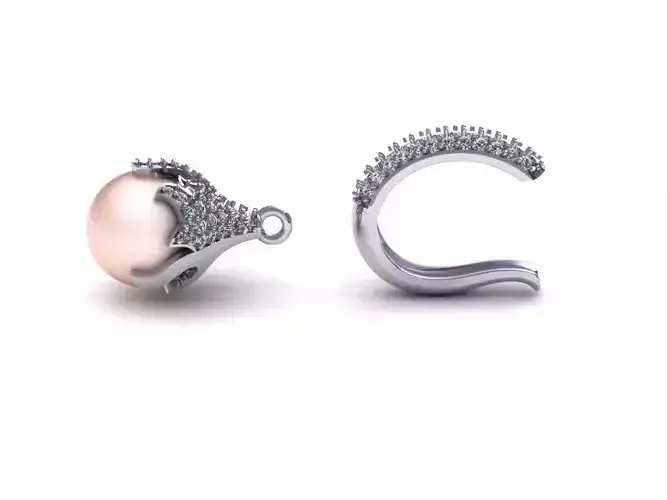 Pear Drop Precious Earring