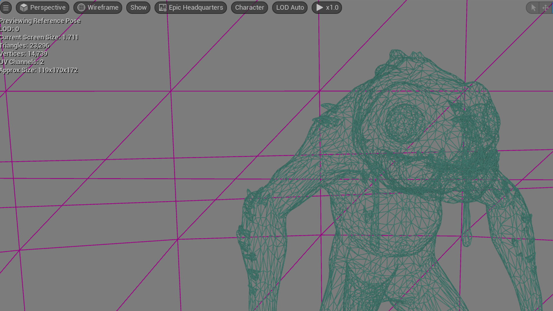 Murloc Low-poly 3D model_4